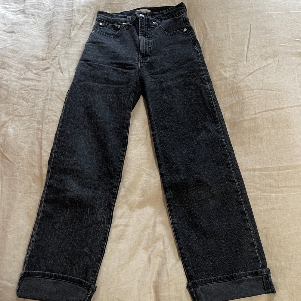 Madewell Perfect Vintage Petite Wide Leg jeans